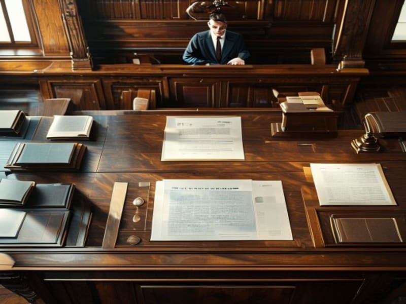Filing a motion in court