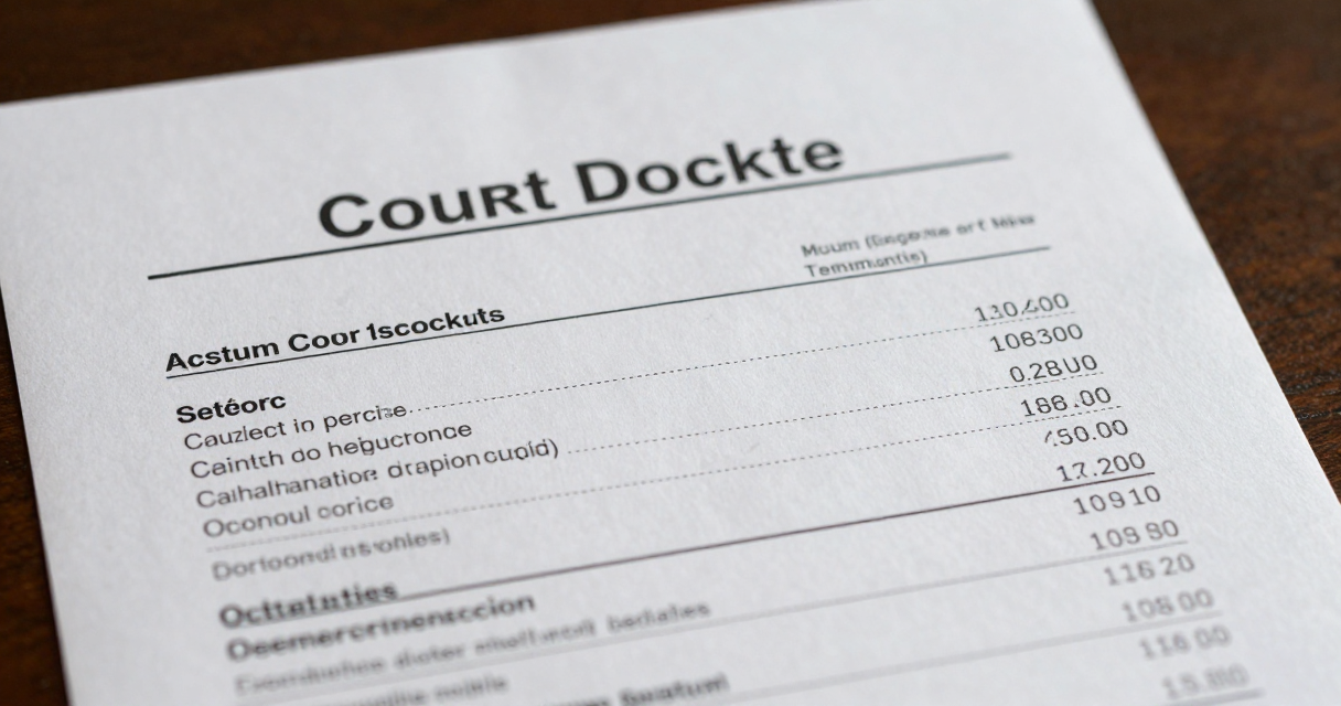 How to access court dockets — Utilize Case Number or Party Name for Precise Searches